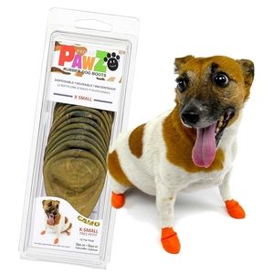 Pawz Dog Boots PZCMXS Up to 2" Water-Proof